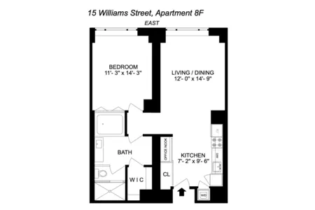 Unit for sale at 15 William St #8F, Manhattan, NY 10005