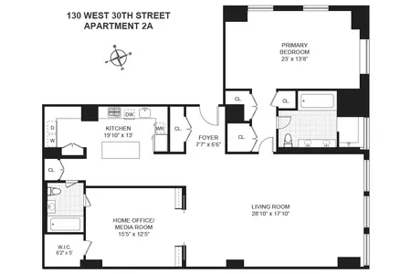 Unit for sale at 130 W 30th St #2A, Manhattan, NY 10001