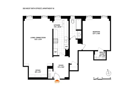 Unit for sale at 333 W 56th St #6I, Manhattan, NY 10019