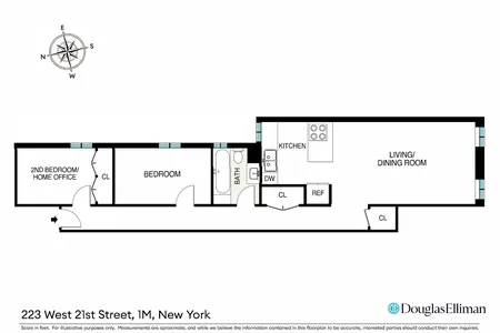 Unit for sale at 223 W 21st St #1M, Manhattan, NY 10011