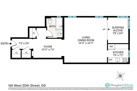 Unit for sale at 165 W 20th St #5G, Manhattan, NY 10011