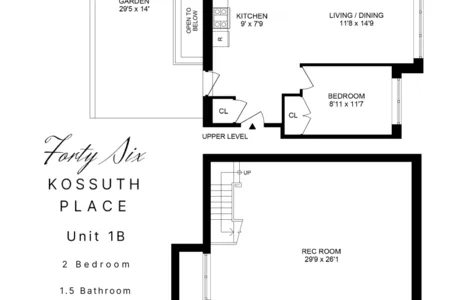 Unit for sale at 46 Kossuth Place #1B, Brooklyn, NY 11221