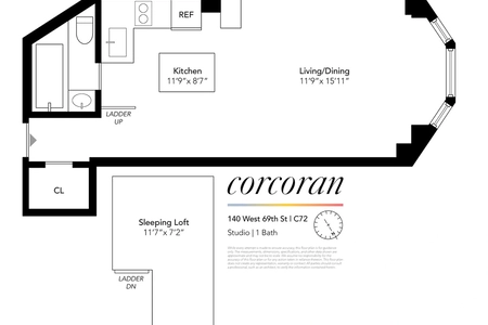 Unit for sale at 140 West 69th Street, Manhattan, NY 10023