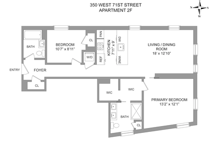 Unit for sale at 350 West 71st Street, Manhattan, NY 10023