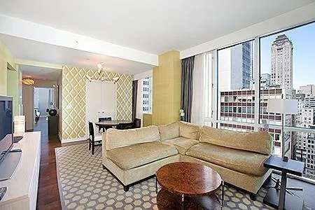 Livingroom at Unit 27A at 60 East 55th Street