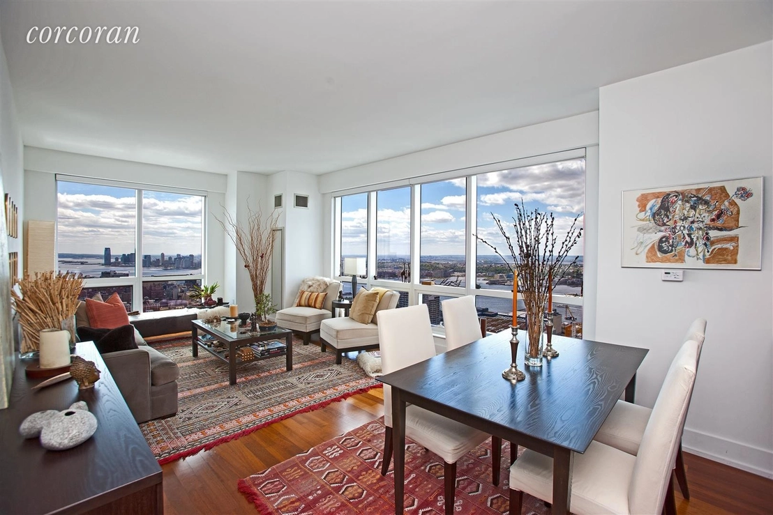 Livingroom, Dining at Unit 57H at 350 W 42nd Street