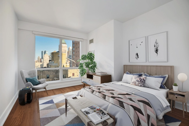 Bedroom at Unit 21D at 350 West 42nd Street