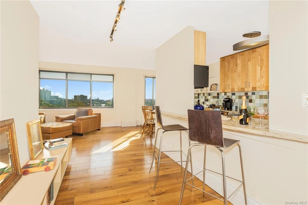 Livingroom, Dining, Kitchen at Unit 14J at 3671 Hudson Manor Terrace