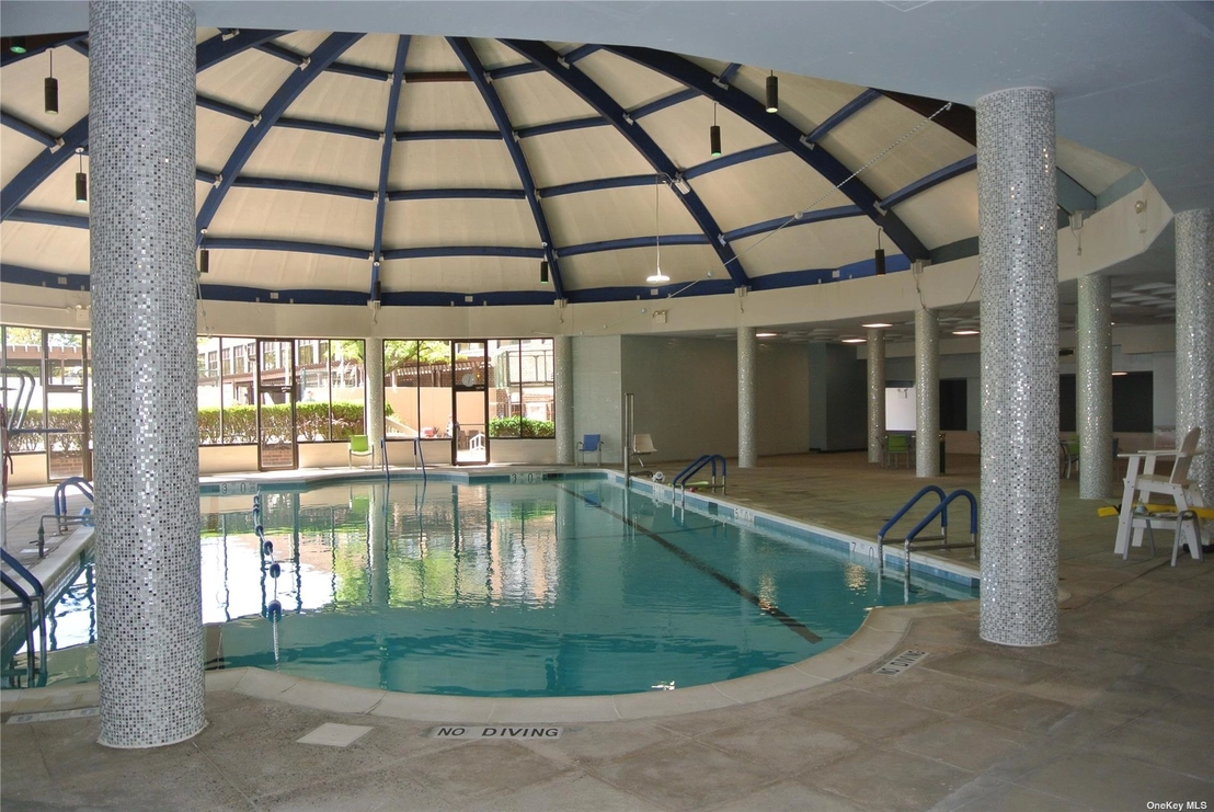 Pool at Unit 5Y at 27110 Grand Central Parkway