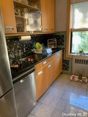 Kitchen at Unit 1C at 65-15 38 Avenue