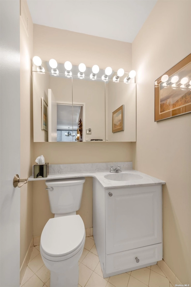 Bathroom at Unit 1N at 270-10 Grand Central Parkway