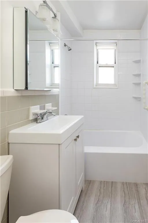 Bathroom at Unit 2D at 5650 Netherland Avenue