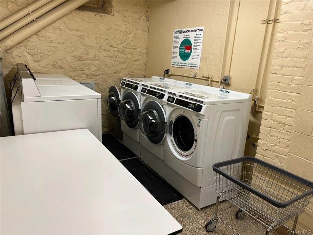 Laundry at Unit AA at 412 Munro Avenue