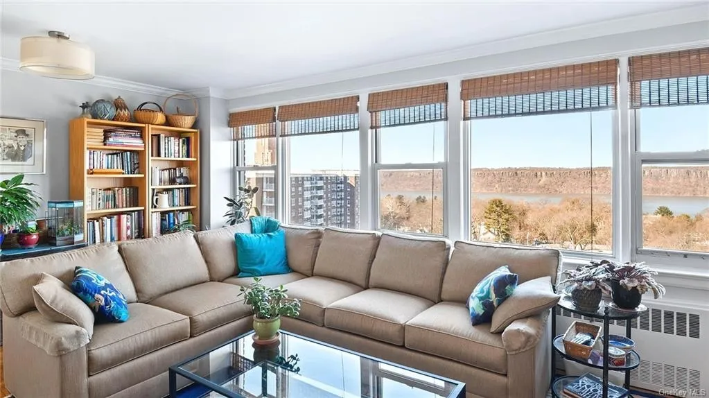 Livingroom at Unit 1412 at 4555 Henry Hudson Parkway