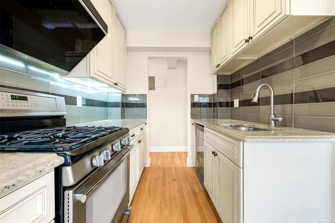 Kitchen at Unit 4L at 67-50 Thornton Place