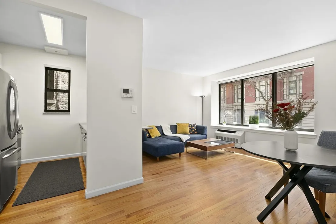 Livingroom, Dining at Unit 2A at 5 W 127th Street