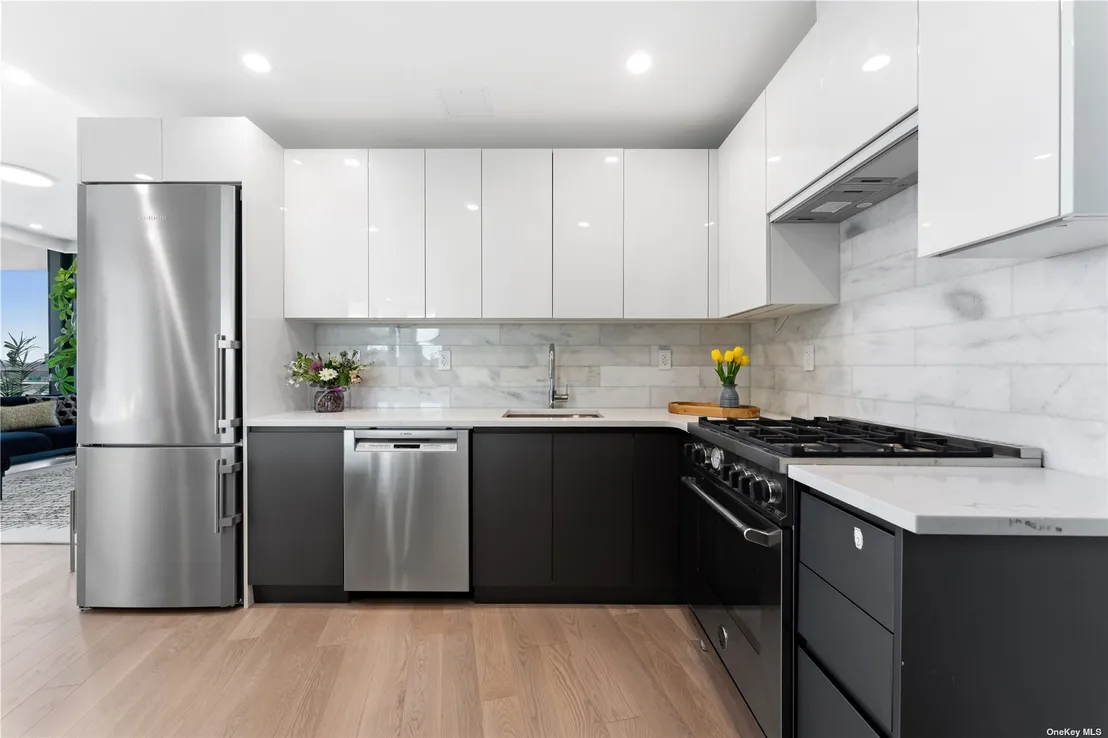 Kitchen at Unit 1D at 44-15 College Point Boulevard
