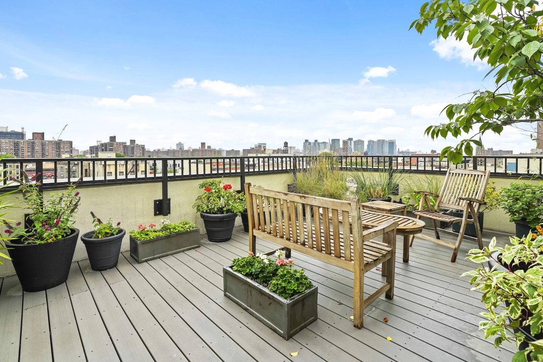Outdoor, Terrace at Unit 5B at 50 W 127th Street