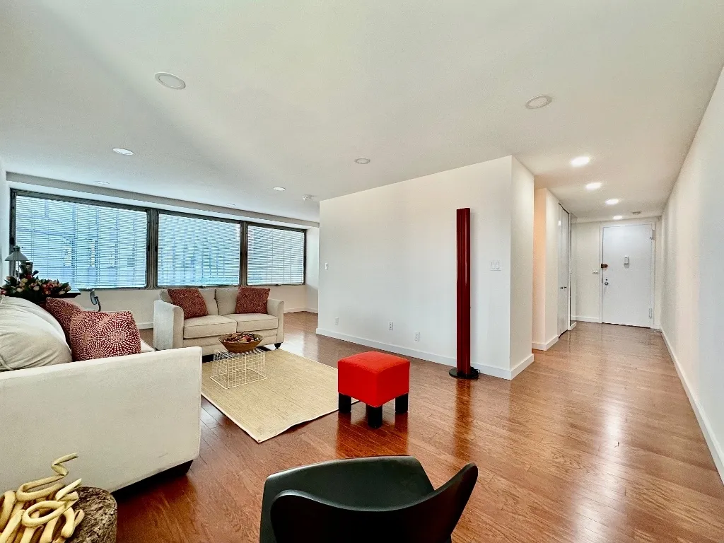 Livingroom at Unit 18D at 170 Park Row