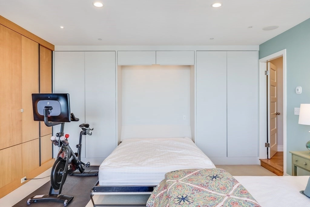 Bedroom at Unit 8 at 55 Commercial Wharf
