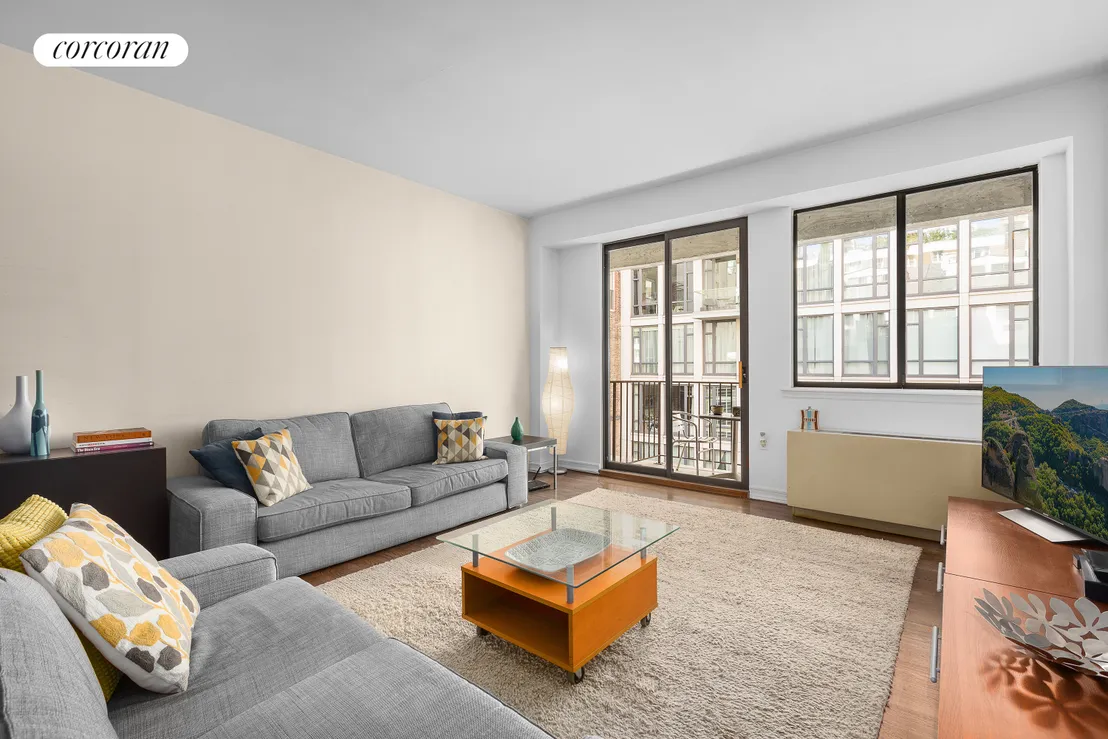 Livingroom at Unit 5C at 140 W 23RD Street