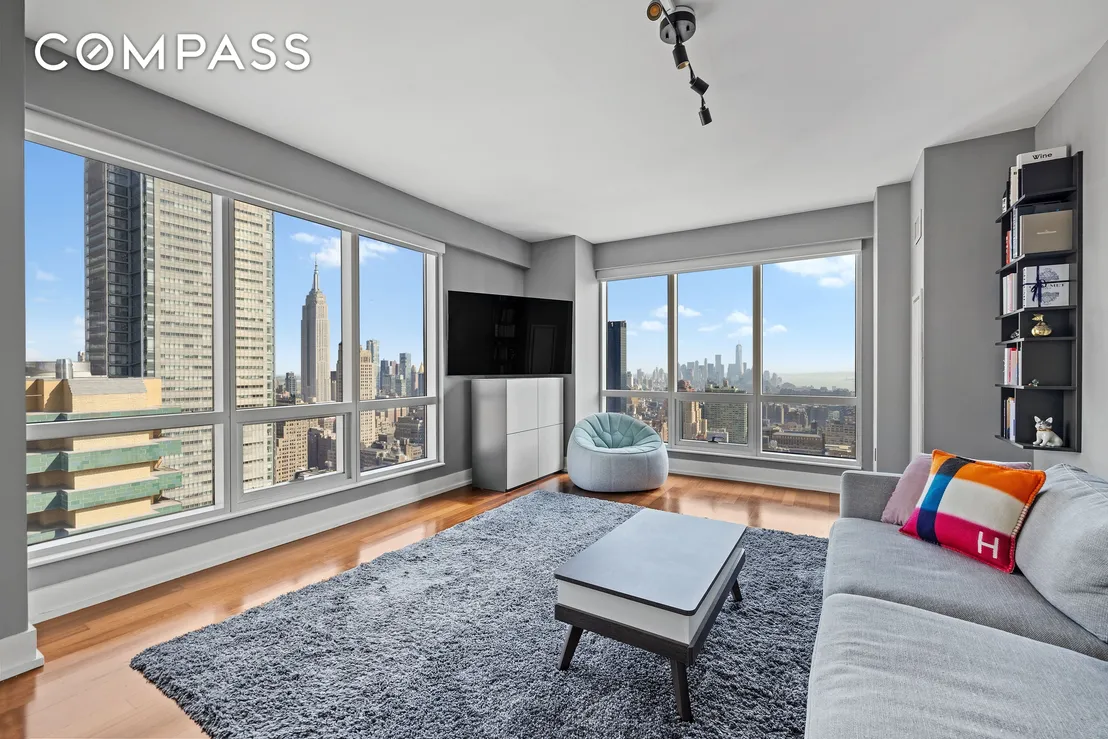Bedroom at Unit 50E at 350 W 42nd Street