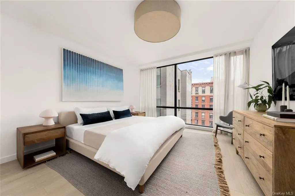 Bedroom at Unit 5A at 75 First Avenue
