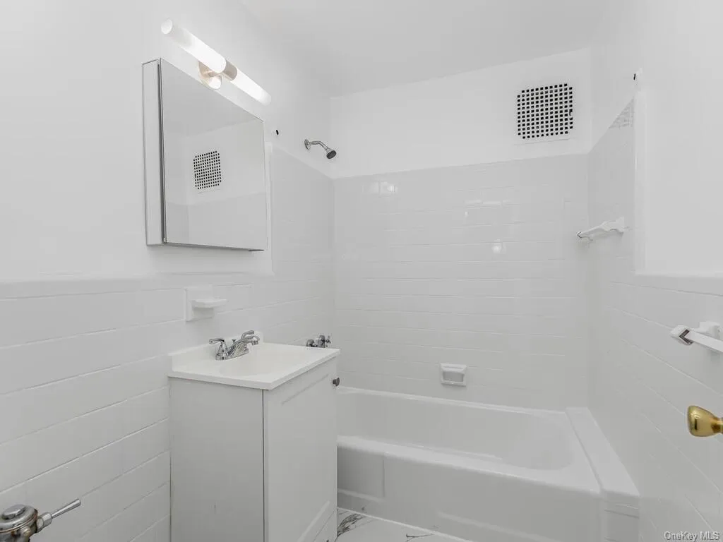 Bathroom at Unit 3B at 2165 Matthews Avenue