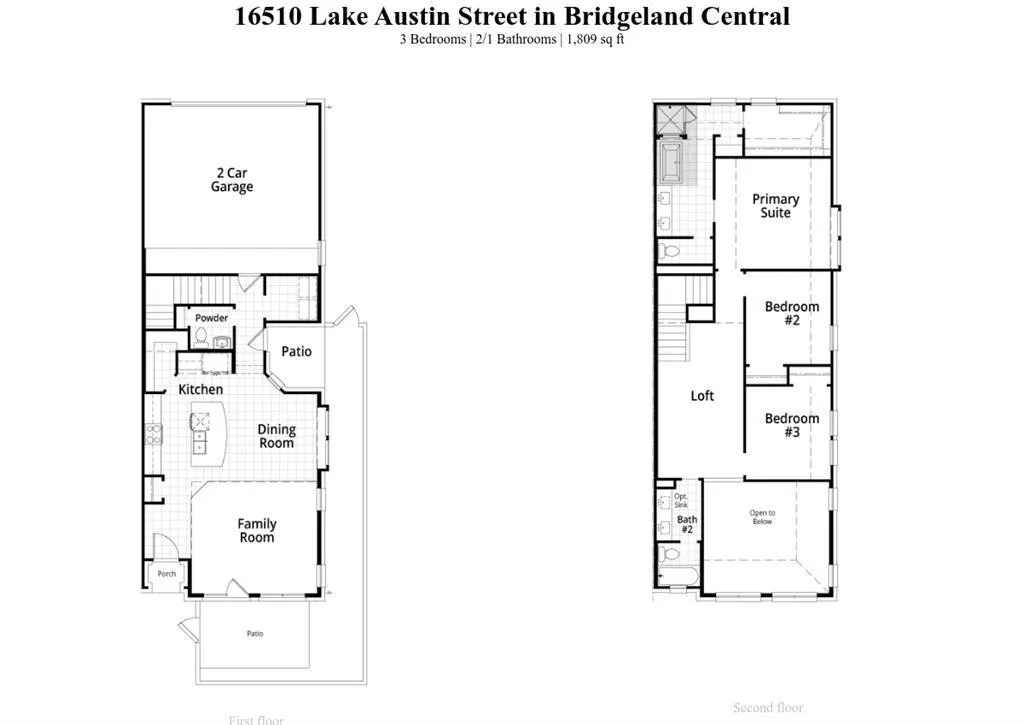 Floorplan at 16510 Lake Austin Street
