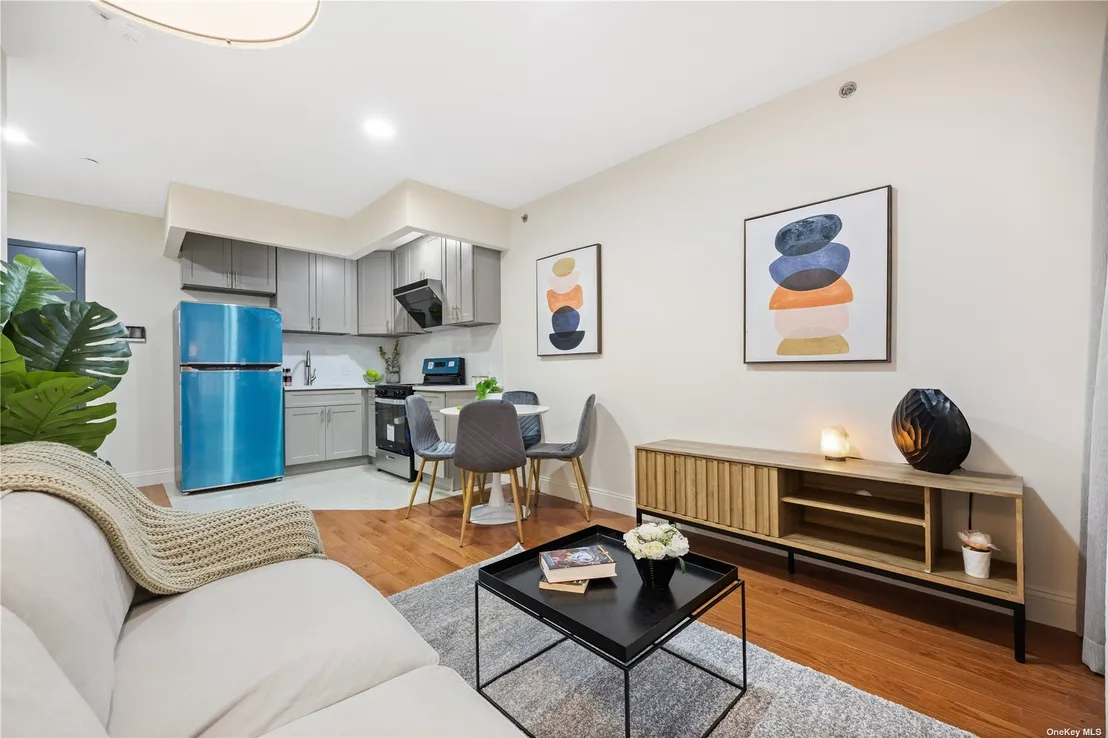 Livingroom, Kitchen at Unit 2A at 141-15 Cherry Avenue