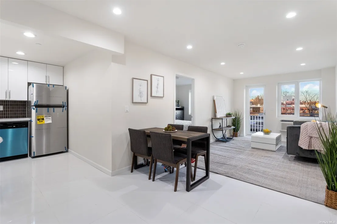 Livingroom, Dining, Kitchen at Unit 4B at 91-23 Corona Avenue