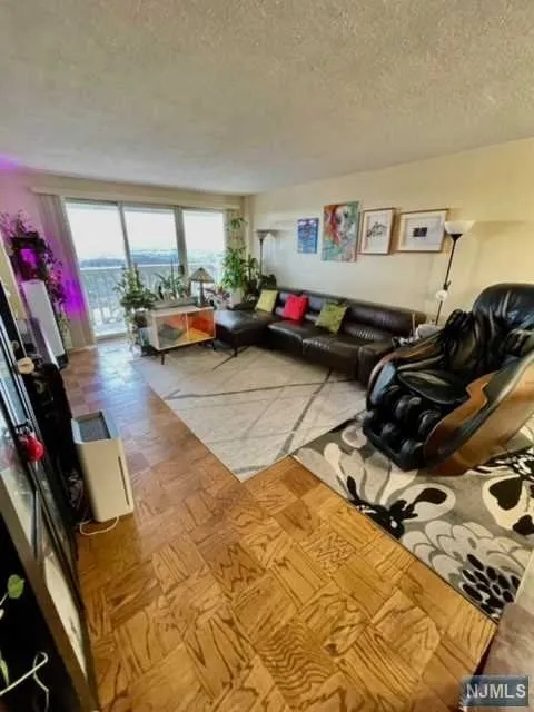 Livingroom at Unit 11P at 555 North Avenue