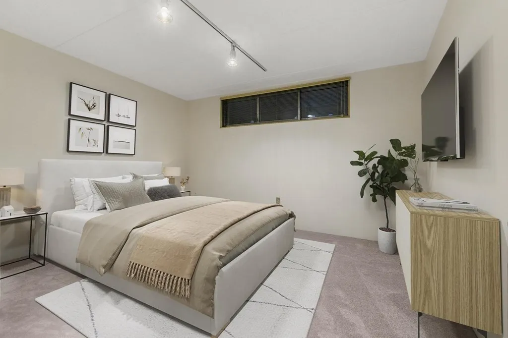 Bedroom at Unit L30 at 200 Swanton Street