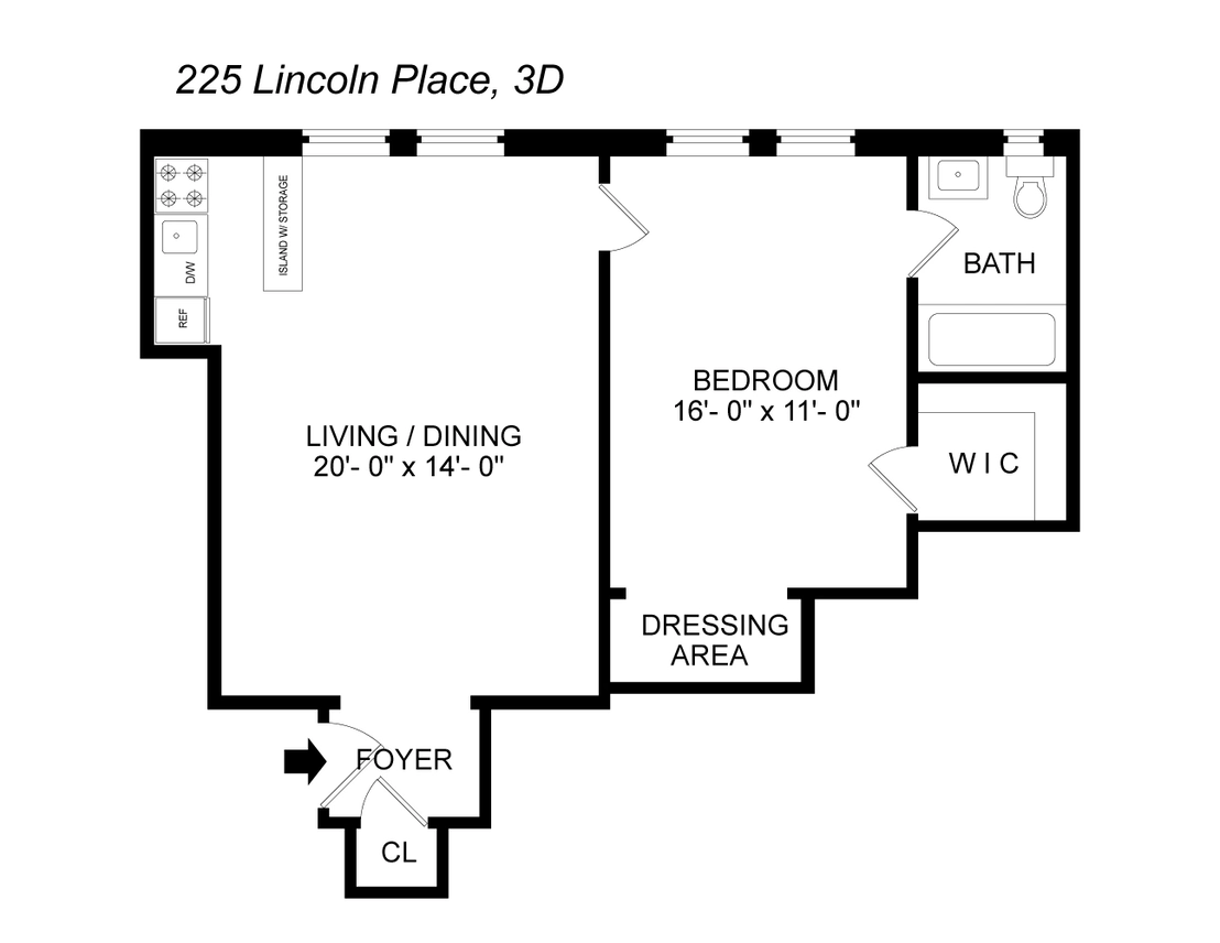 Photo of Unit 3D at 225 LINCOLN Place