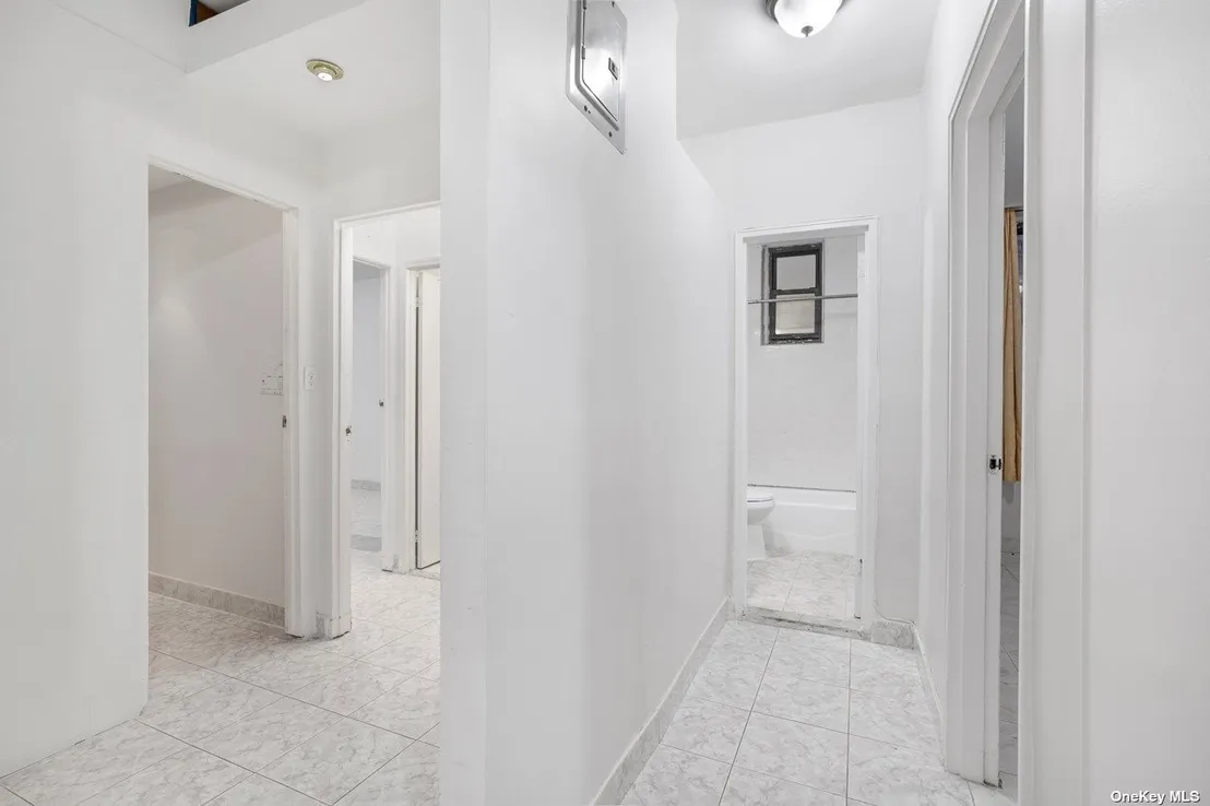 Hallway, Bathroom at Unit 1C at 94-11 34th Road