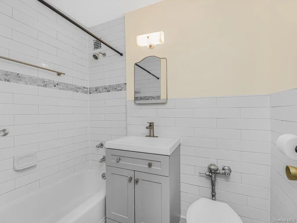 Bathroom at Unit 3F at 3531 Bronxwood Avenue