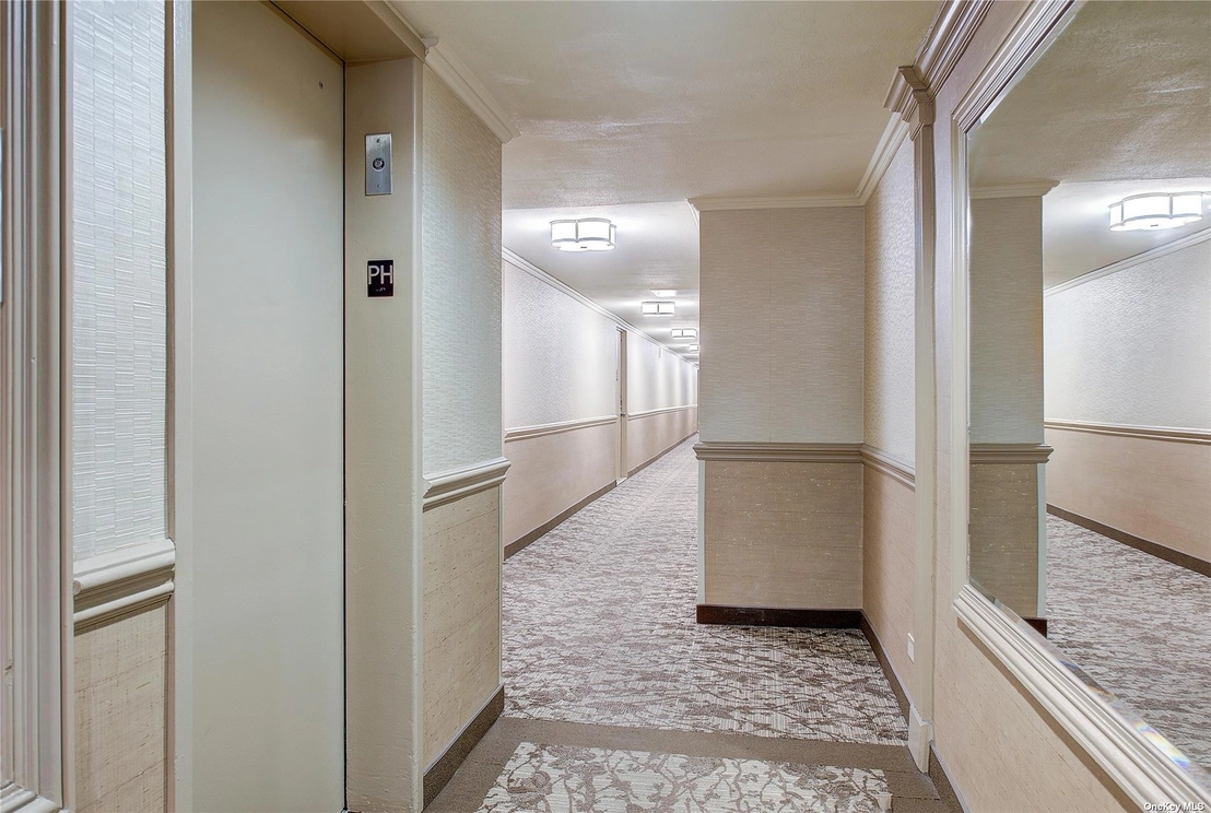 Hallway at Unit 17P at 18-15 215th Street