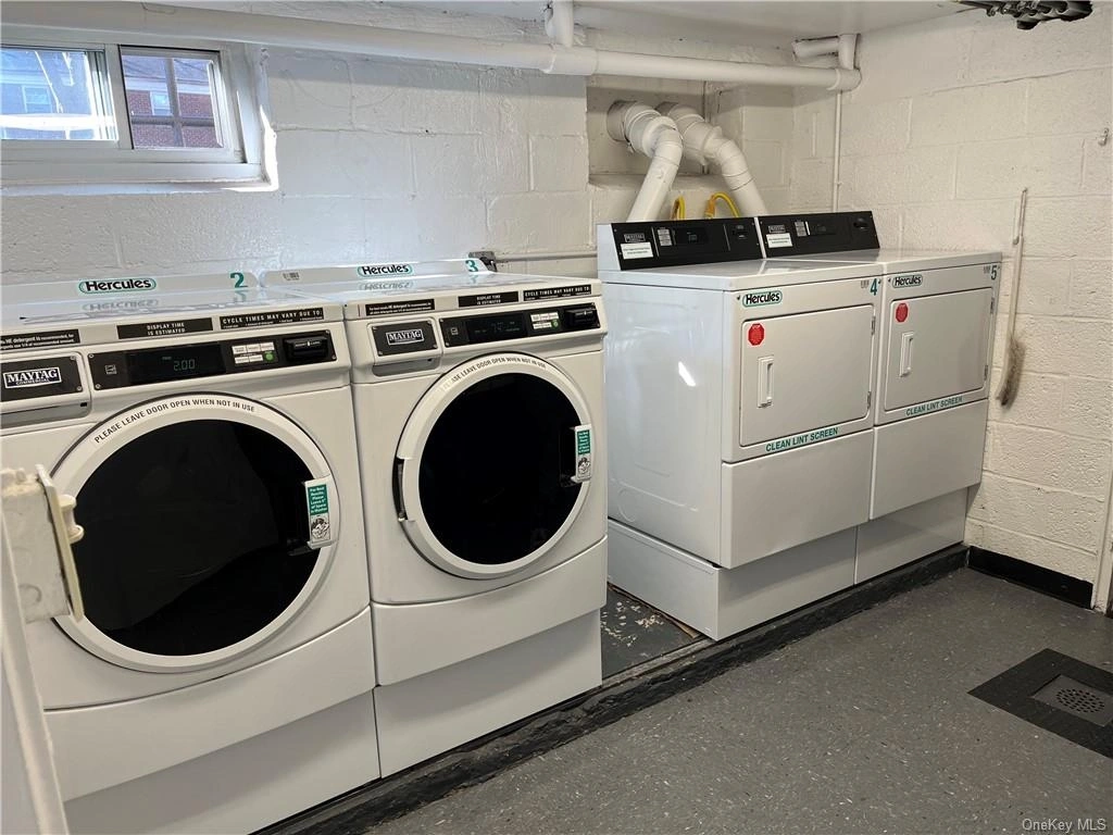 Laundry at Unit 10B at 540 Tuckahoe Road
