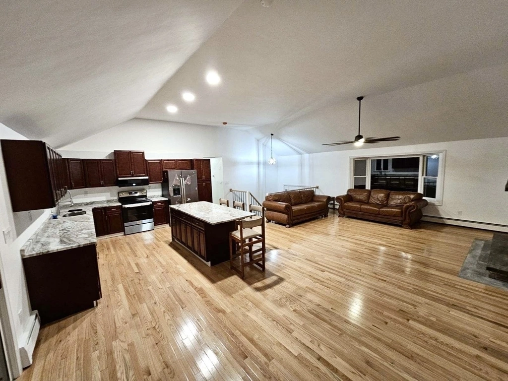 Livingroom, Kitchen at 61 Nichols St