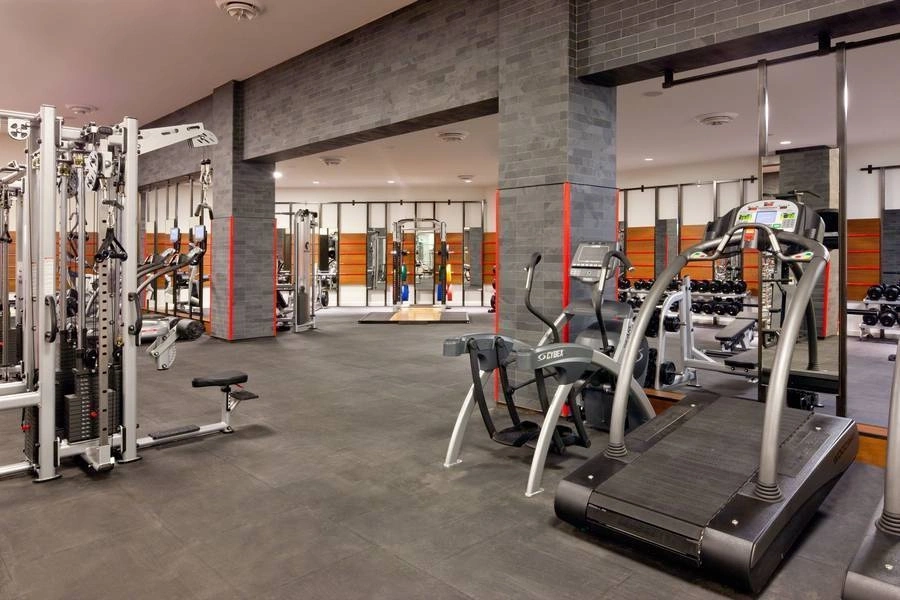 Fitness Center at Unit 19F at 50 Riverside Boulevard