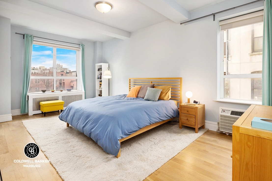 Bedroom at Unit 6H at 444 Central Park W