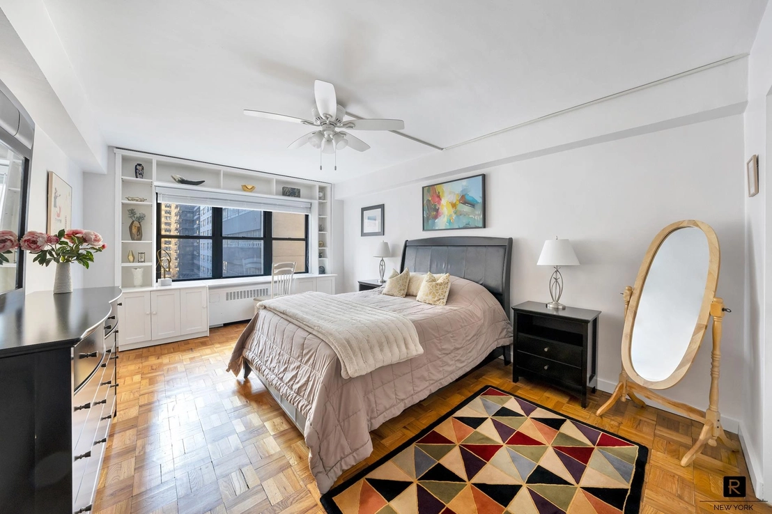 Bedroom, Livingroom at Unit 7K at 301 E 48th Street