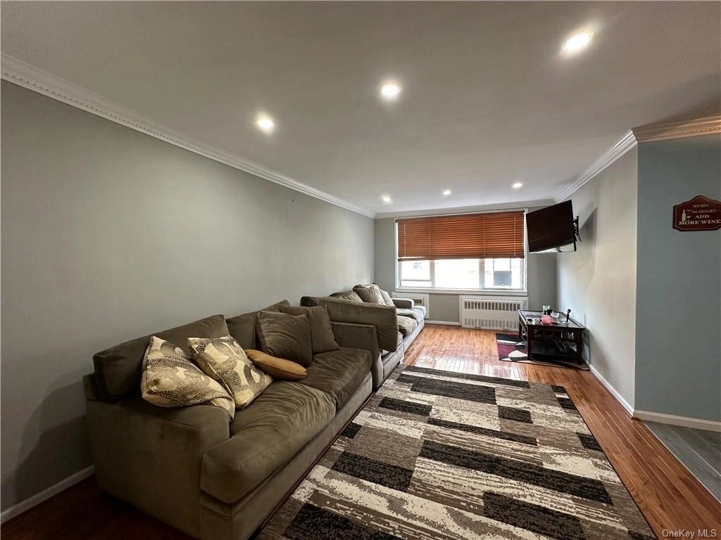 Livingroom at Unit 5D at 355 Bronx River Road