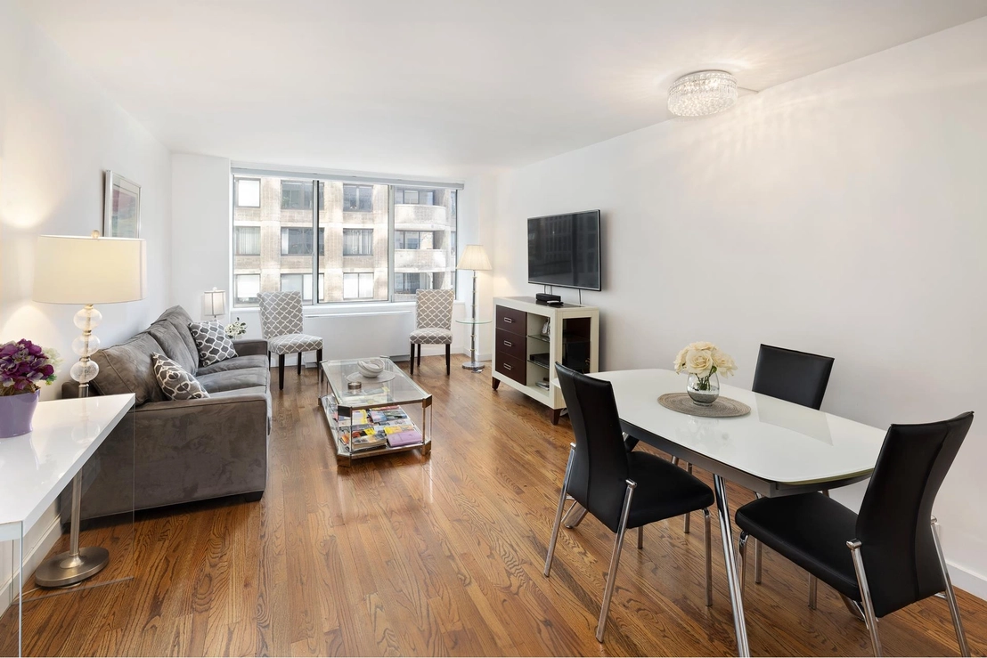 Livingroom, Dining at Unit 10H at 61 W 62ND Street