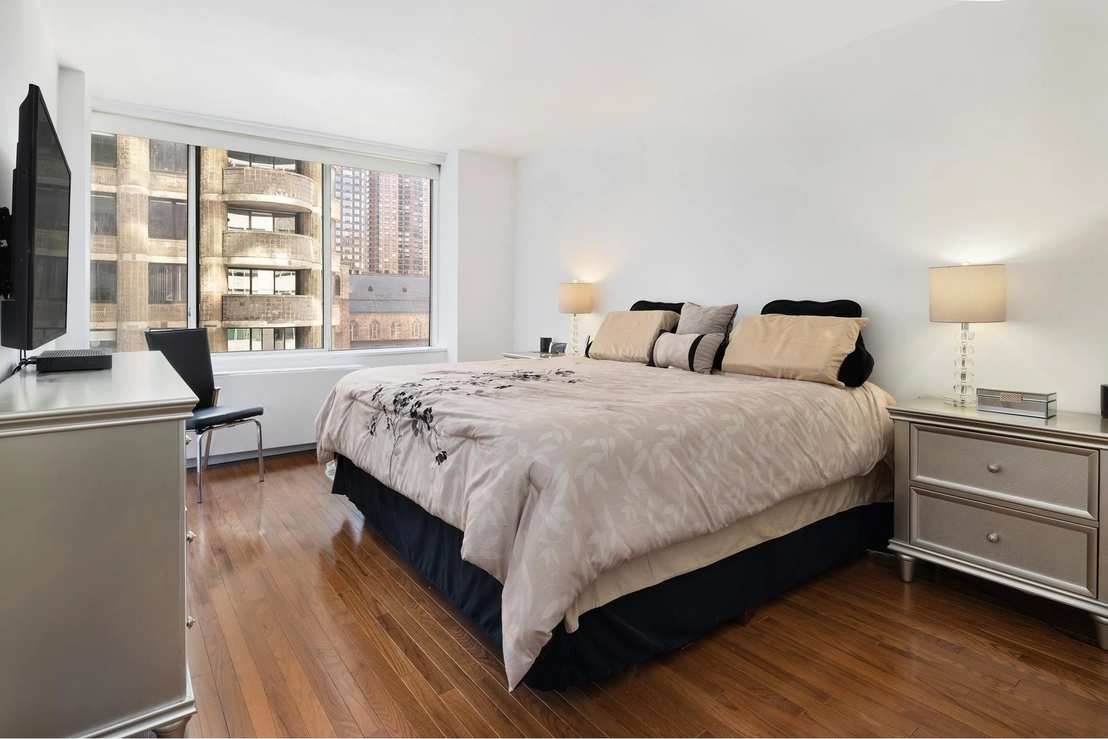 Bedroom at Unit 10H at 61 W 62ND Street
