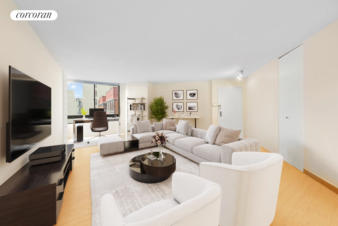 Livingroom at Unit 5A at 225 W 83RD Street