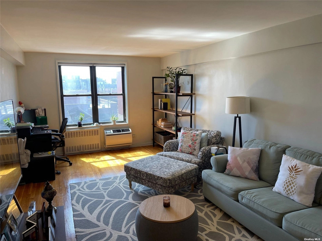 Livingroom at Unit 5P at 65-15 38th Avenue