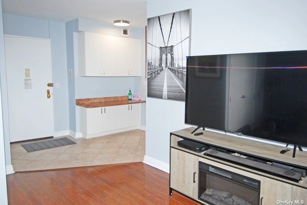 Kitchen at Unit 27Q at 26910 Grand Central Parkway