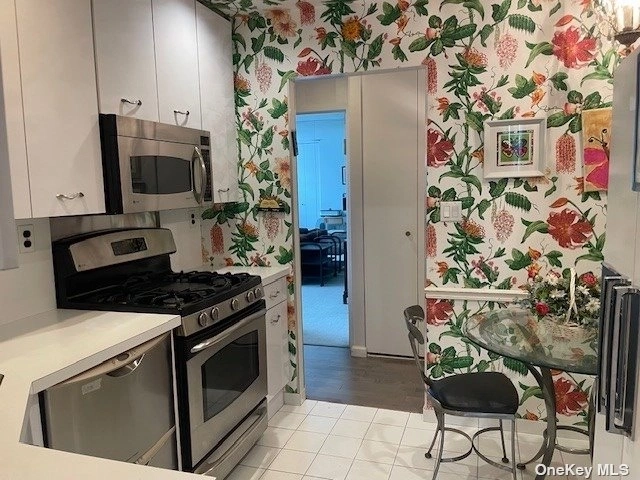 Kitchen at Unit 4G at 376 Central Avenue