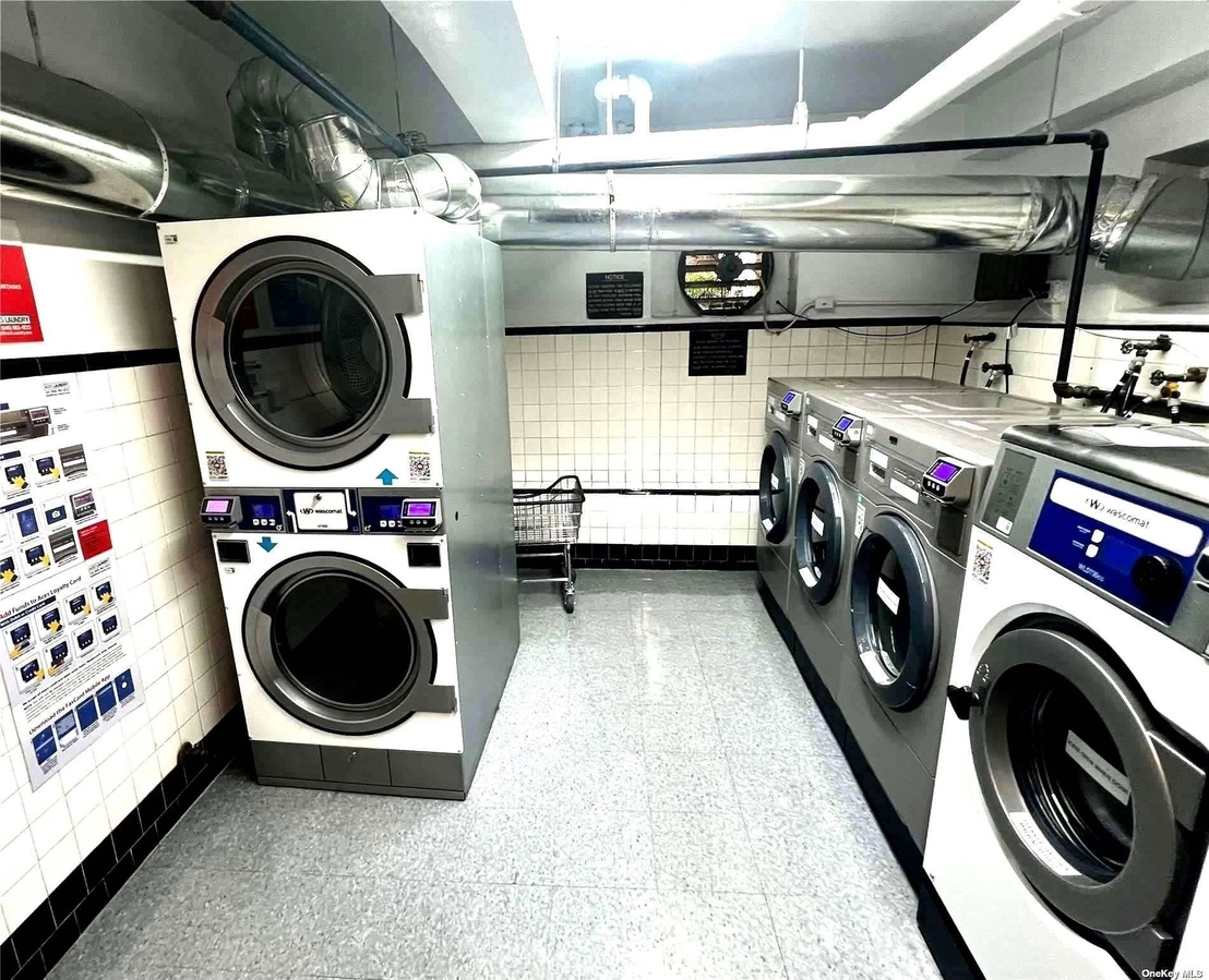 Laundry at Unit 4V at 79-10 34 Ave